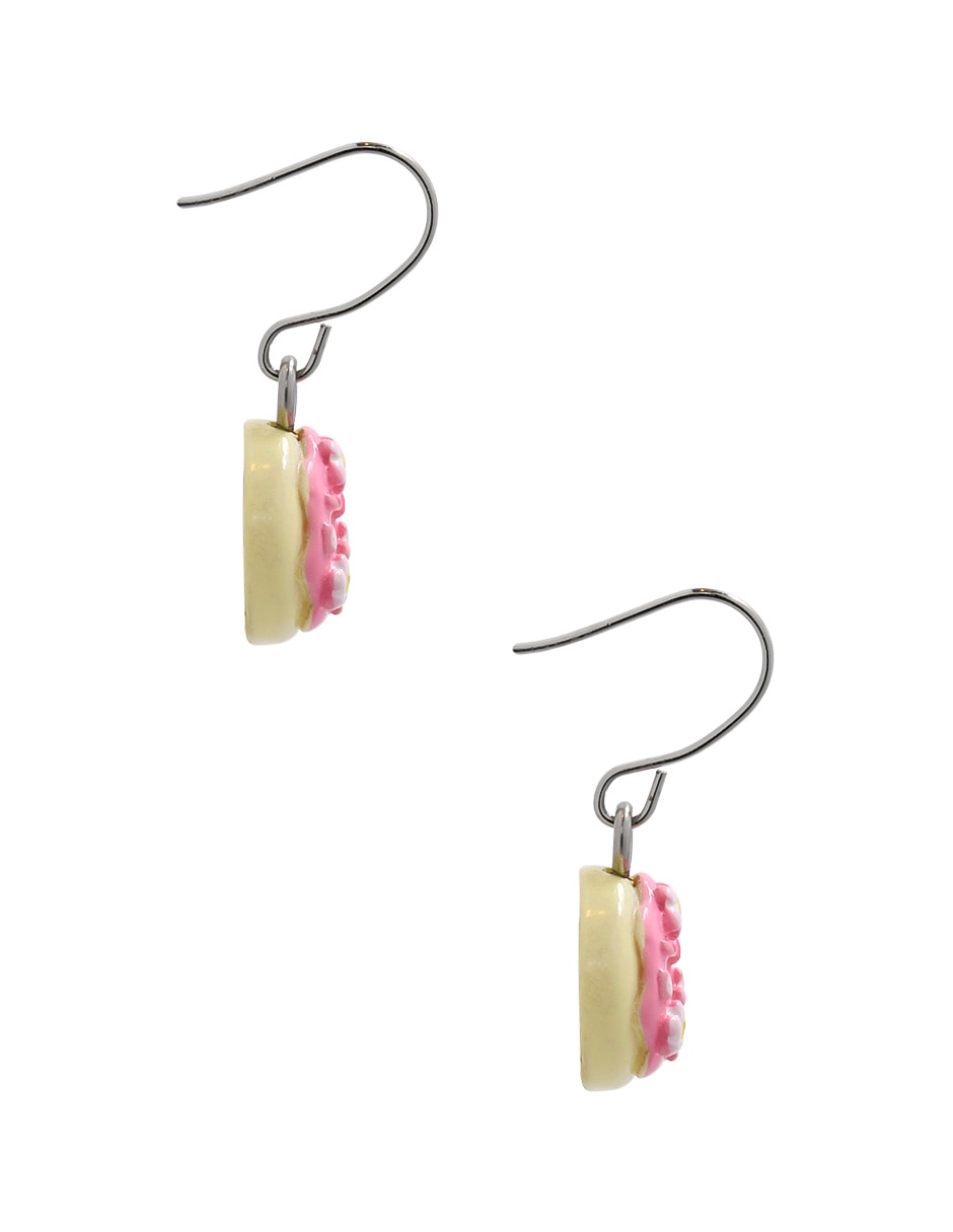Aretes de dona con acabado brillante 3