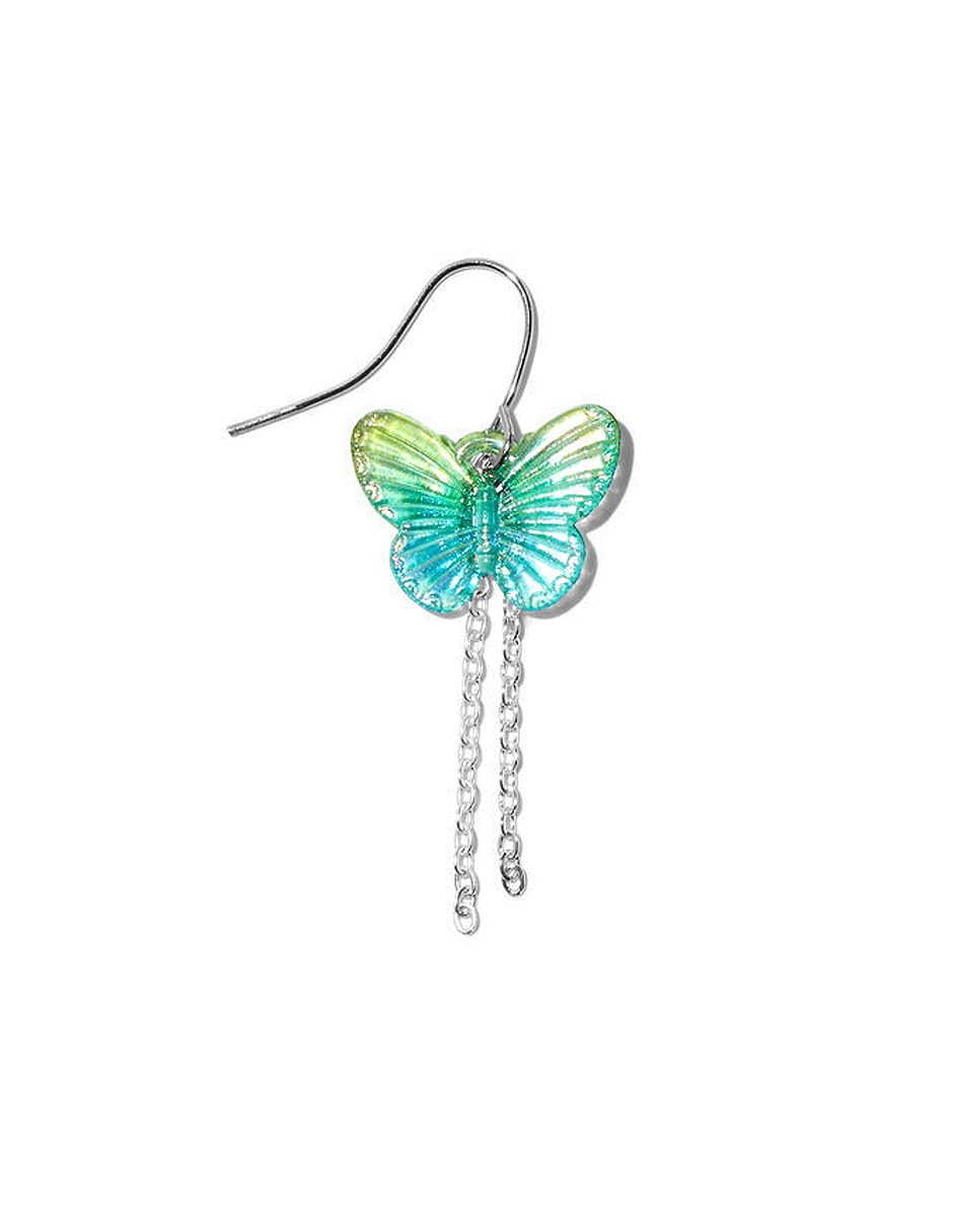 Aretes de mariposa con acabado mate 2