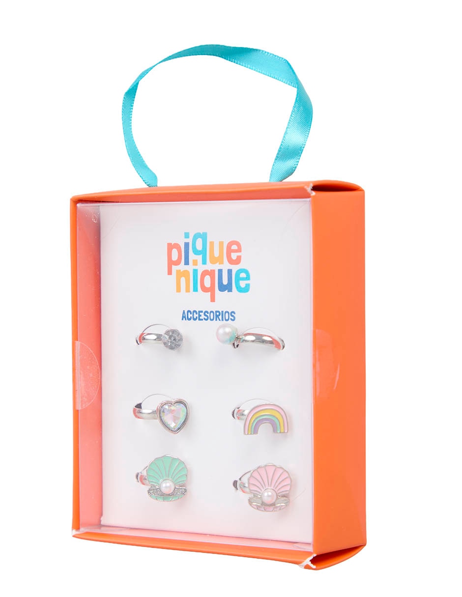 Set anillo brillante