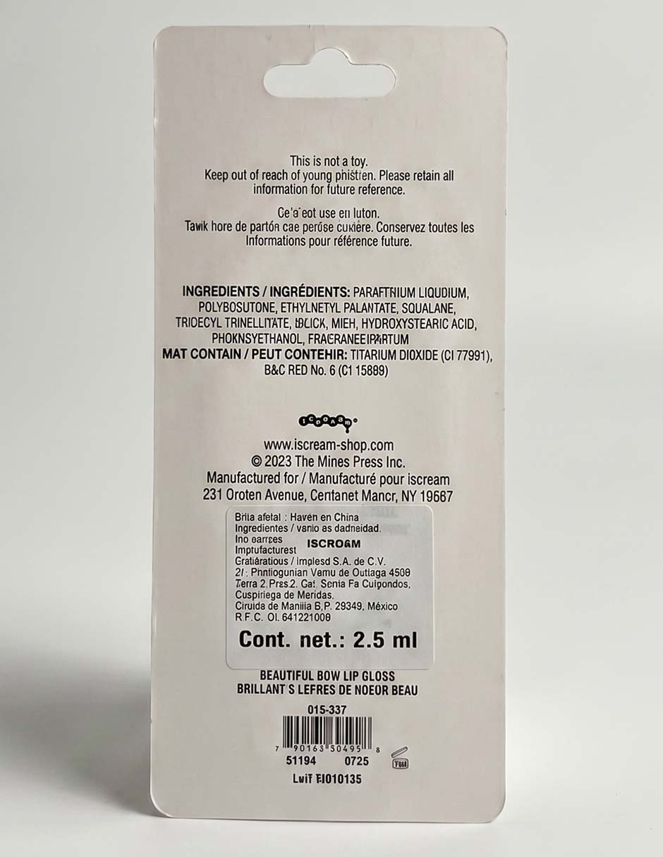 Brillo labial Iscream brillante