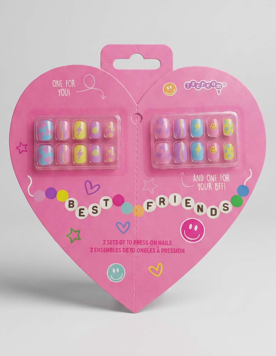 Set de uñas postizas para niña
