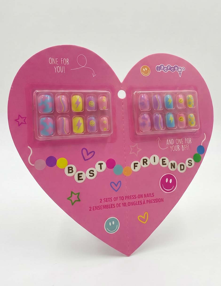 Set de uñas postizas para niña