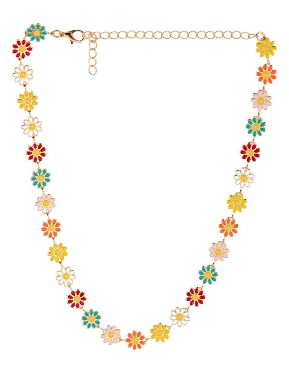 Collar Y Pulsera De Flor Piquenique
