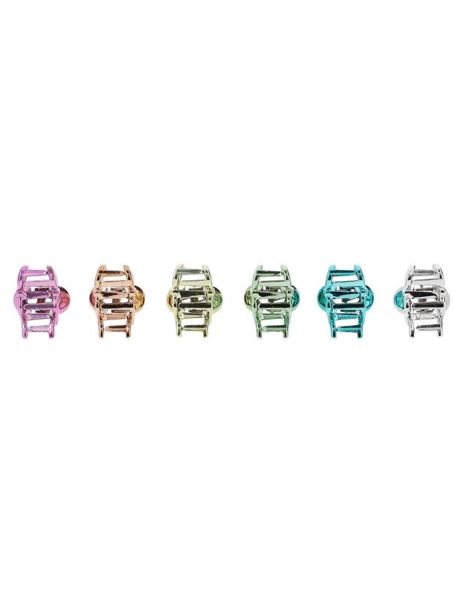 Set de pinzas para el cabello de plástico piquenique