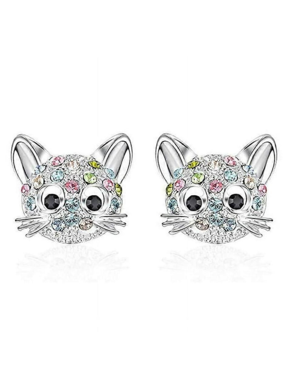 Aretes y collar de gato Gi