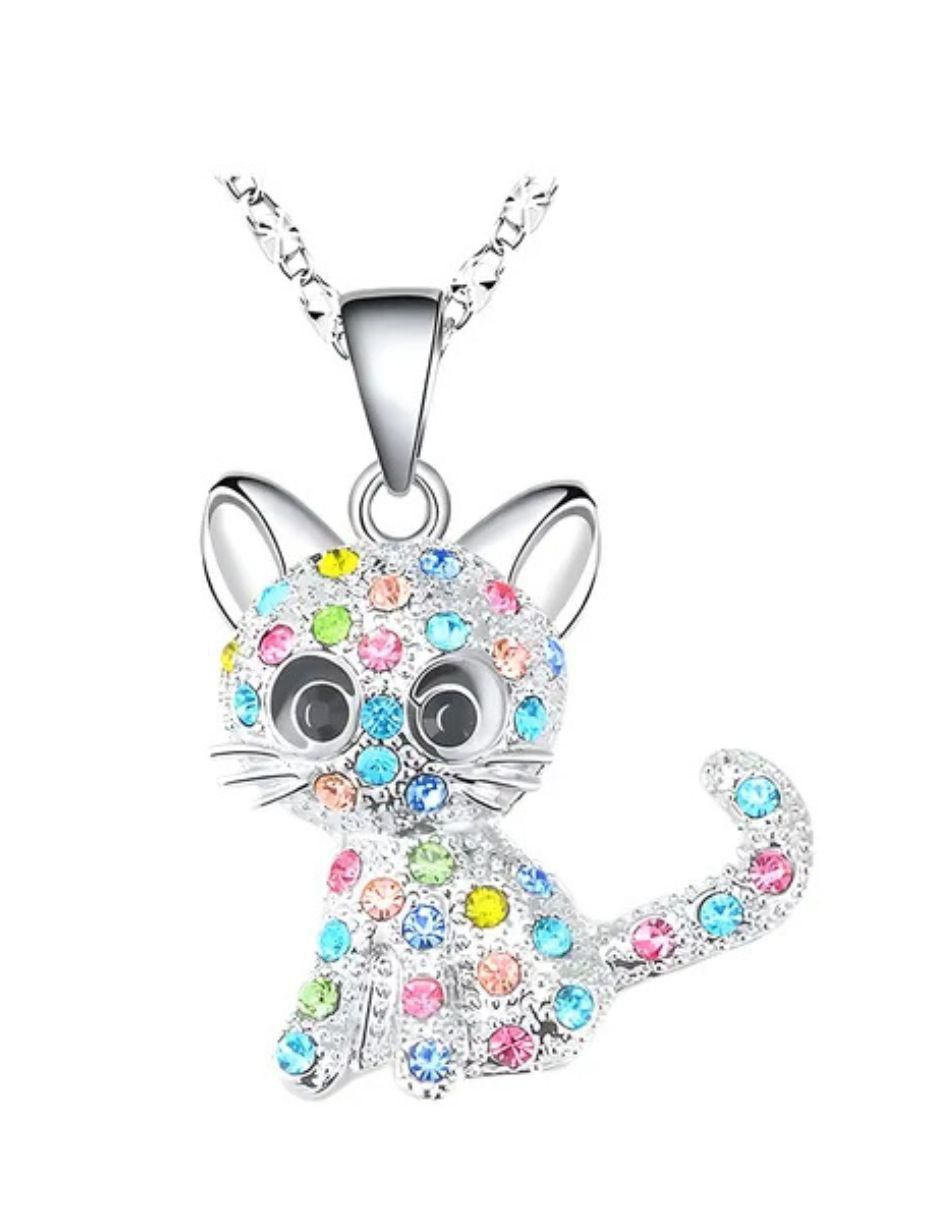 Aretes y collar de gato Gi