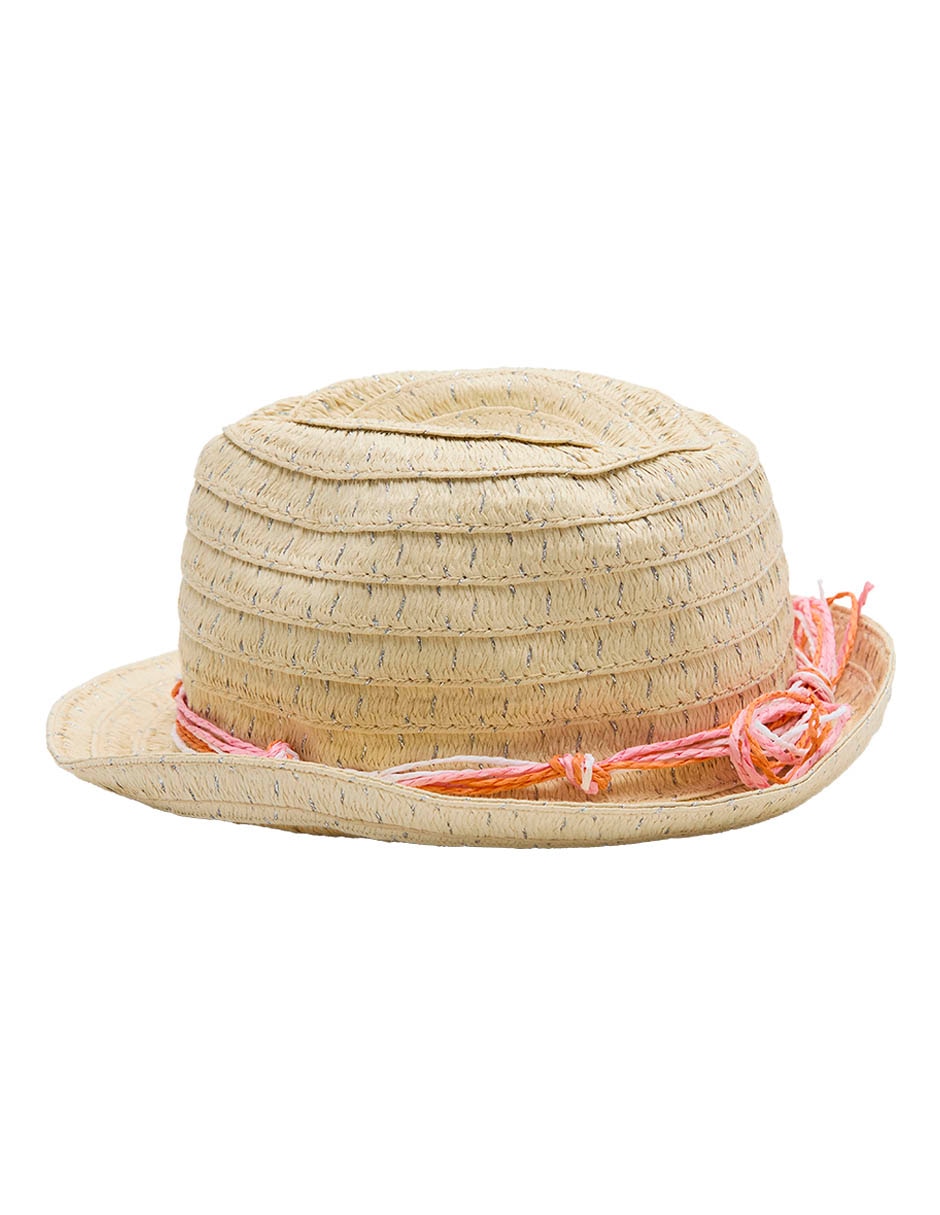 Sombrero estampado trenzado 1
