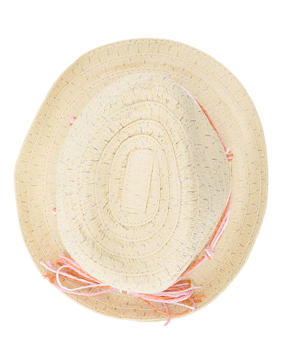 Sombrero estampado trenzado 4