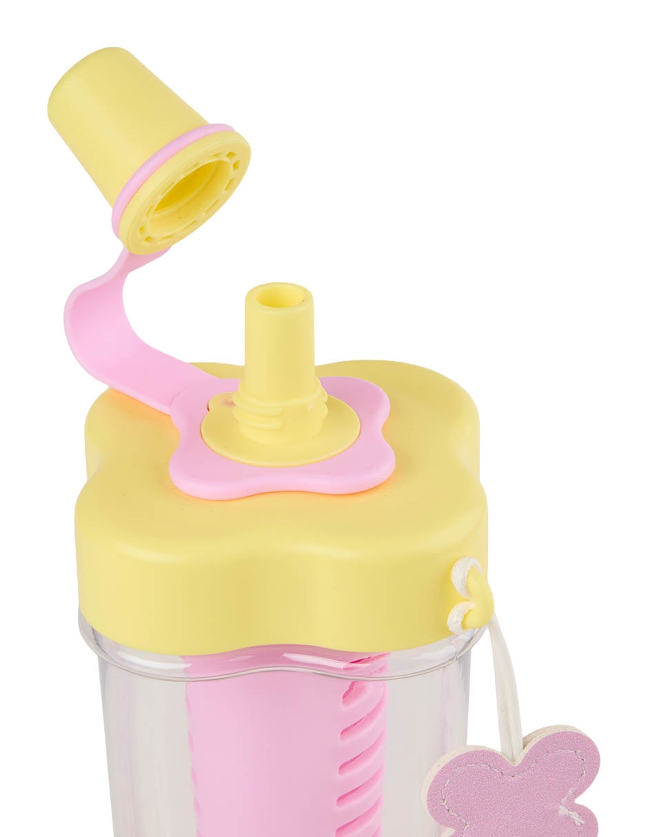 Botella de agua de plástico con tapa rosca 3