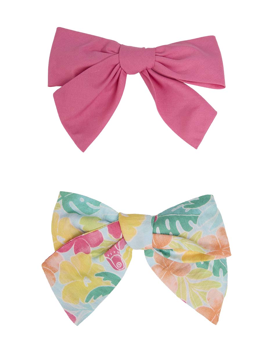 Set Moños Para Cabello Con Broche