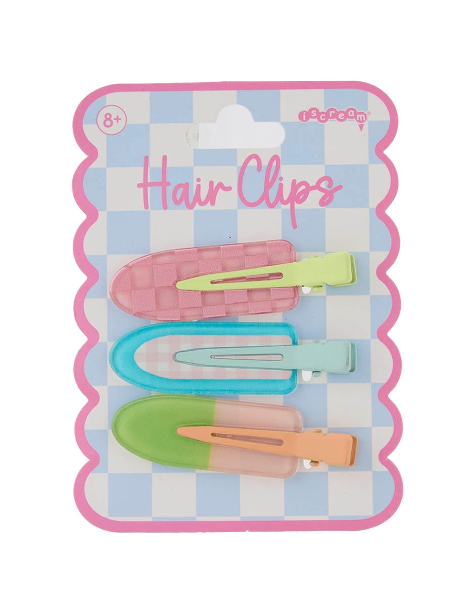Set De Broches Para Cabello Con Acabado Brillante