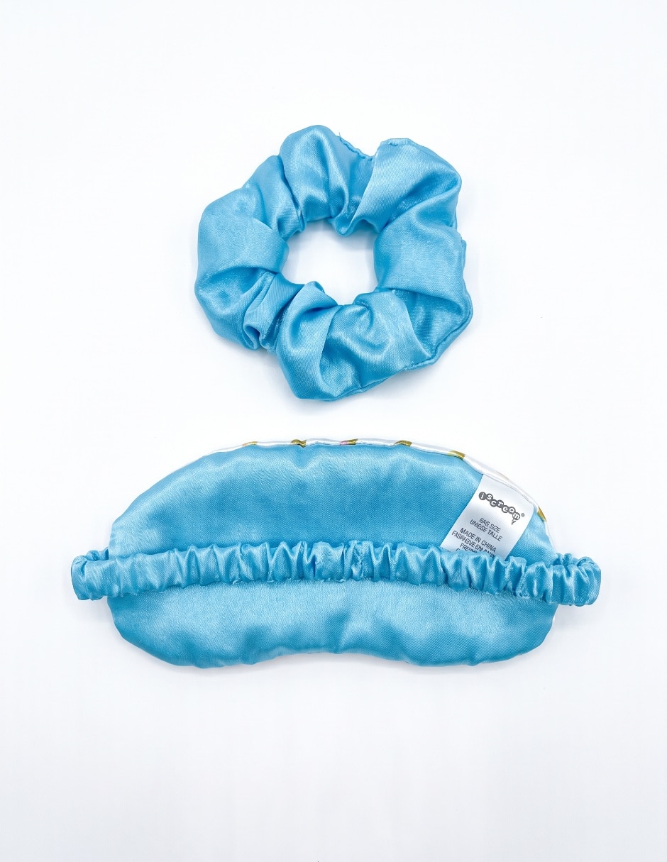 Set satin eye mask and scrunchie 2