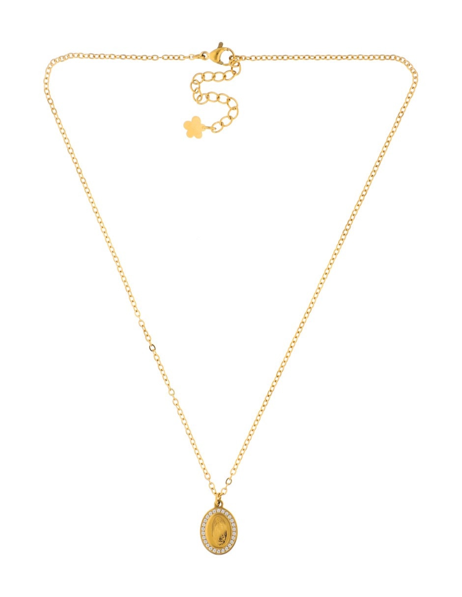 Collar Con Dije De Virgen Nuvi