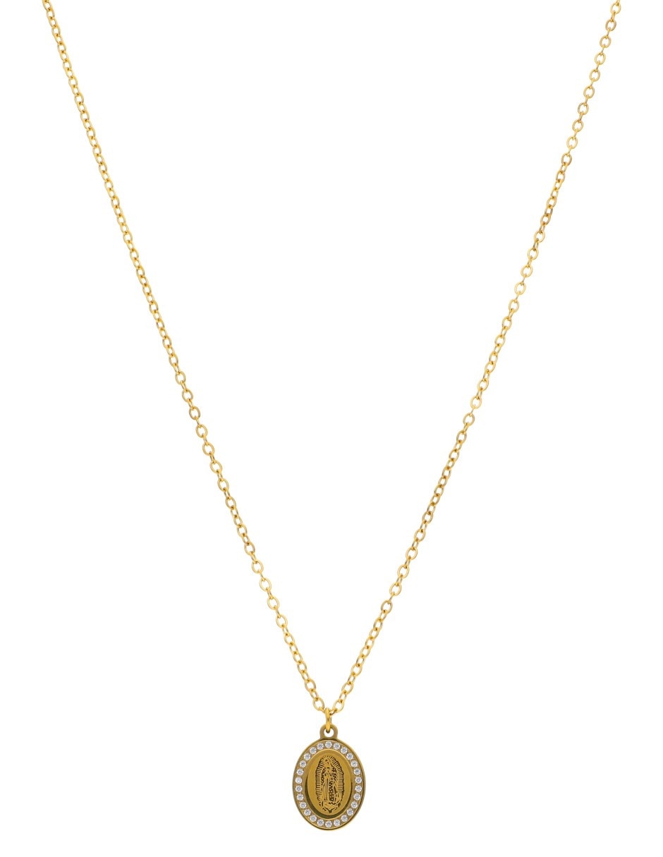 Collar Con Dije De Virgen