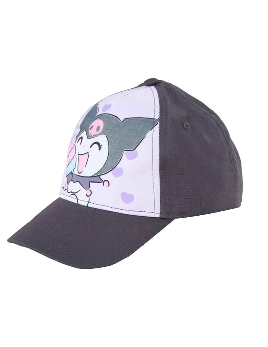 Gorra visera curva velcro Kuromi para niña 6