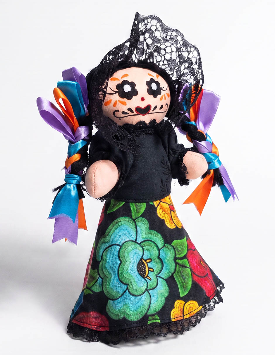 Figura decorativa con forma de catrina 2