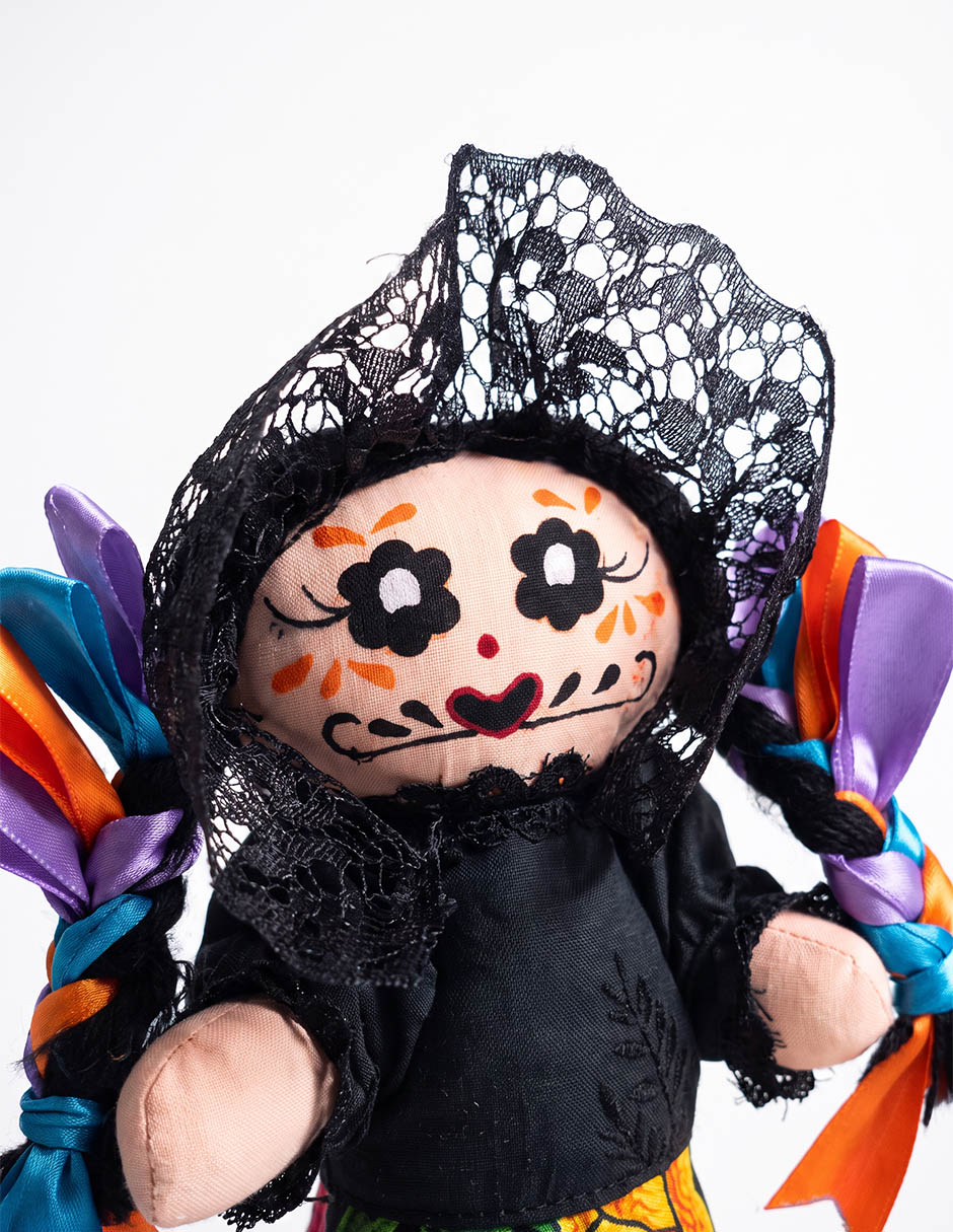 Figura decorativa con forma de catrina 4