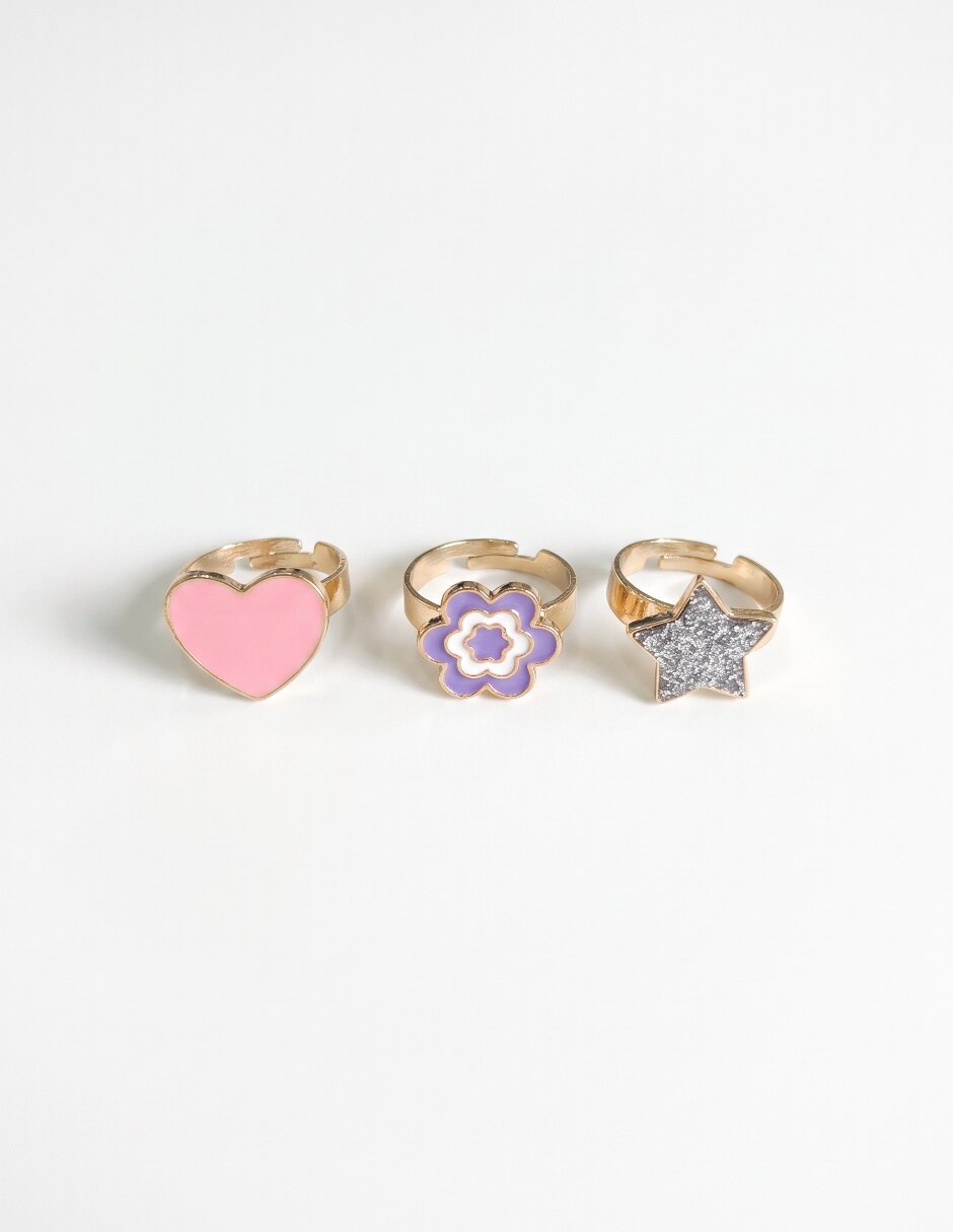 Set anillo brillante 1