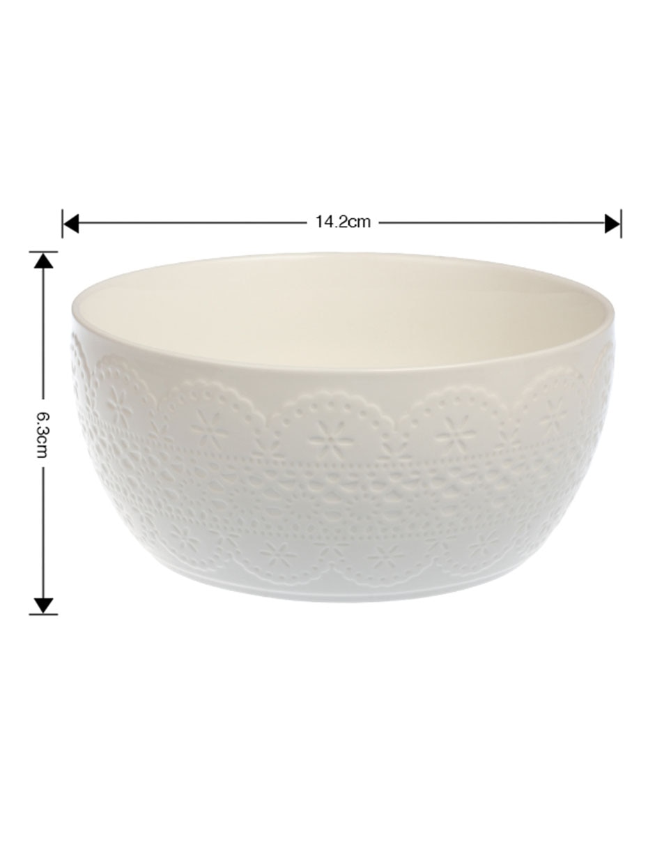 Bowl Lacy de porcelana 5