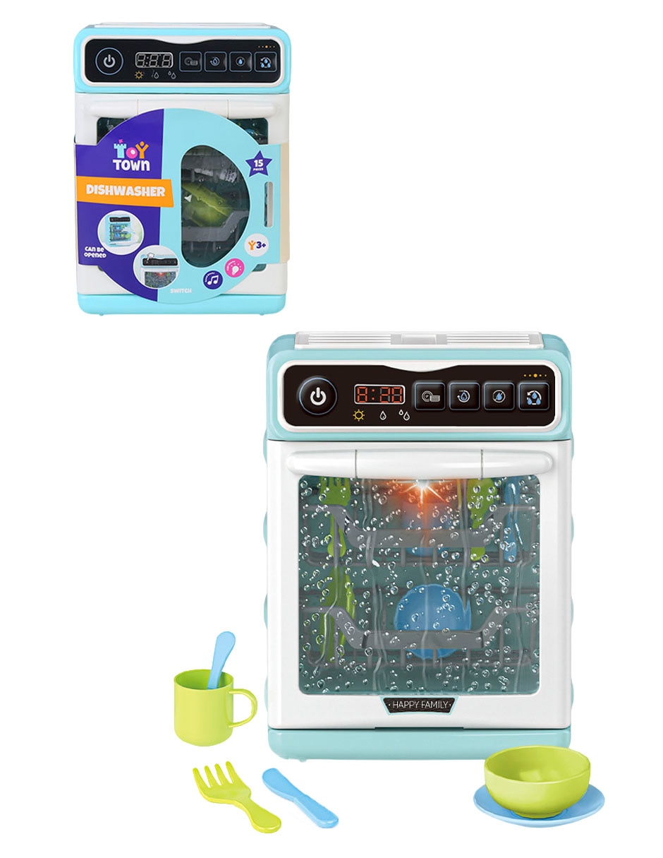 Lavaplatos con luz y sonido juego de rol para niños 2