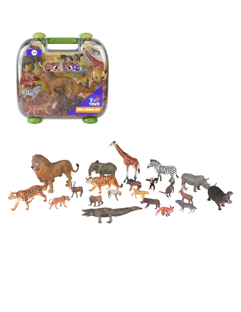 Set figuras de animales salvajes 3