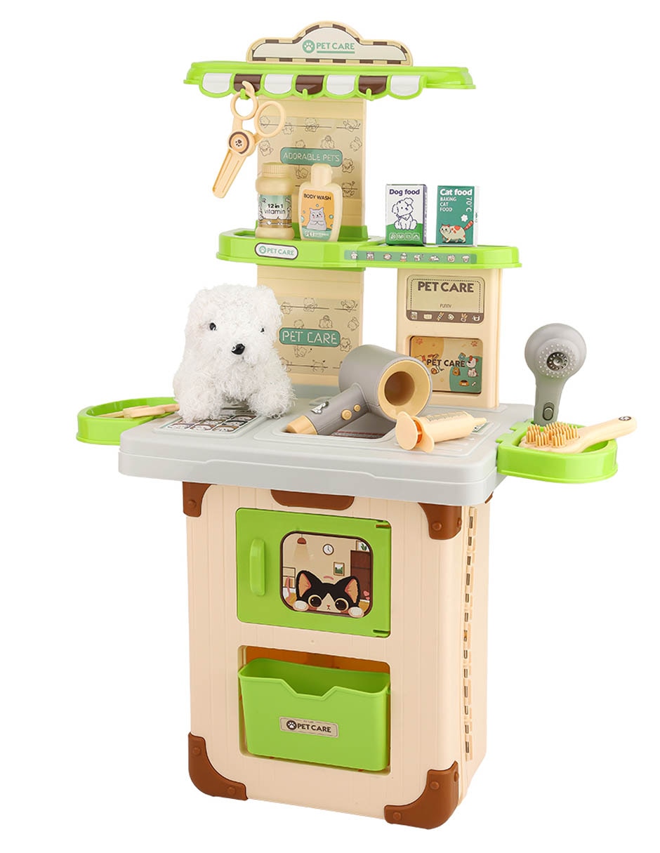 Suitcase pet care juego de rol para niños 6