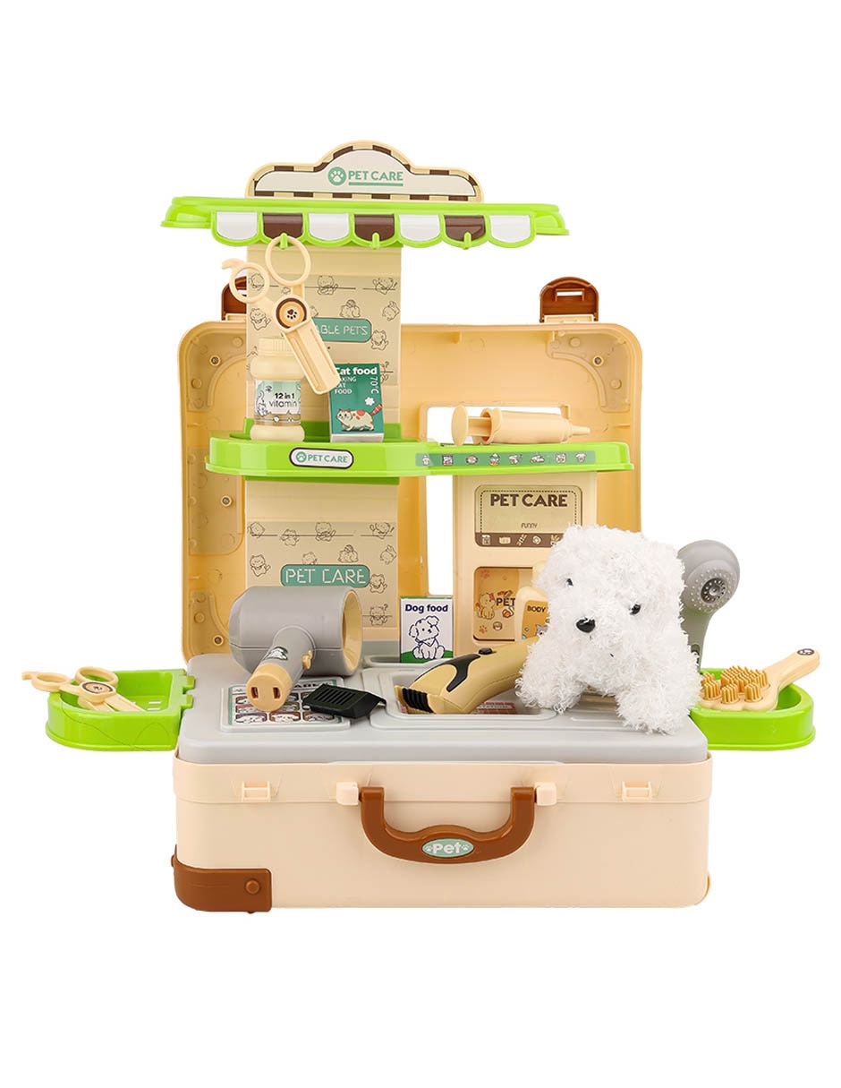 Suitcase pet care juego de rol para niños 4