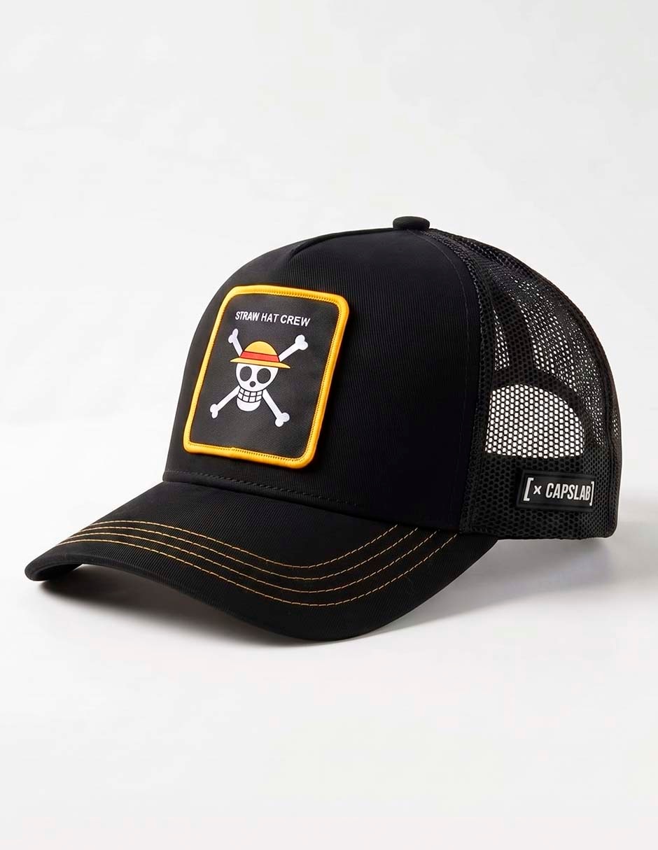 Gorra visera curva snapback casual straw hat crew one piece para hombre 2