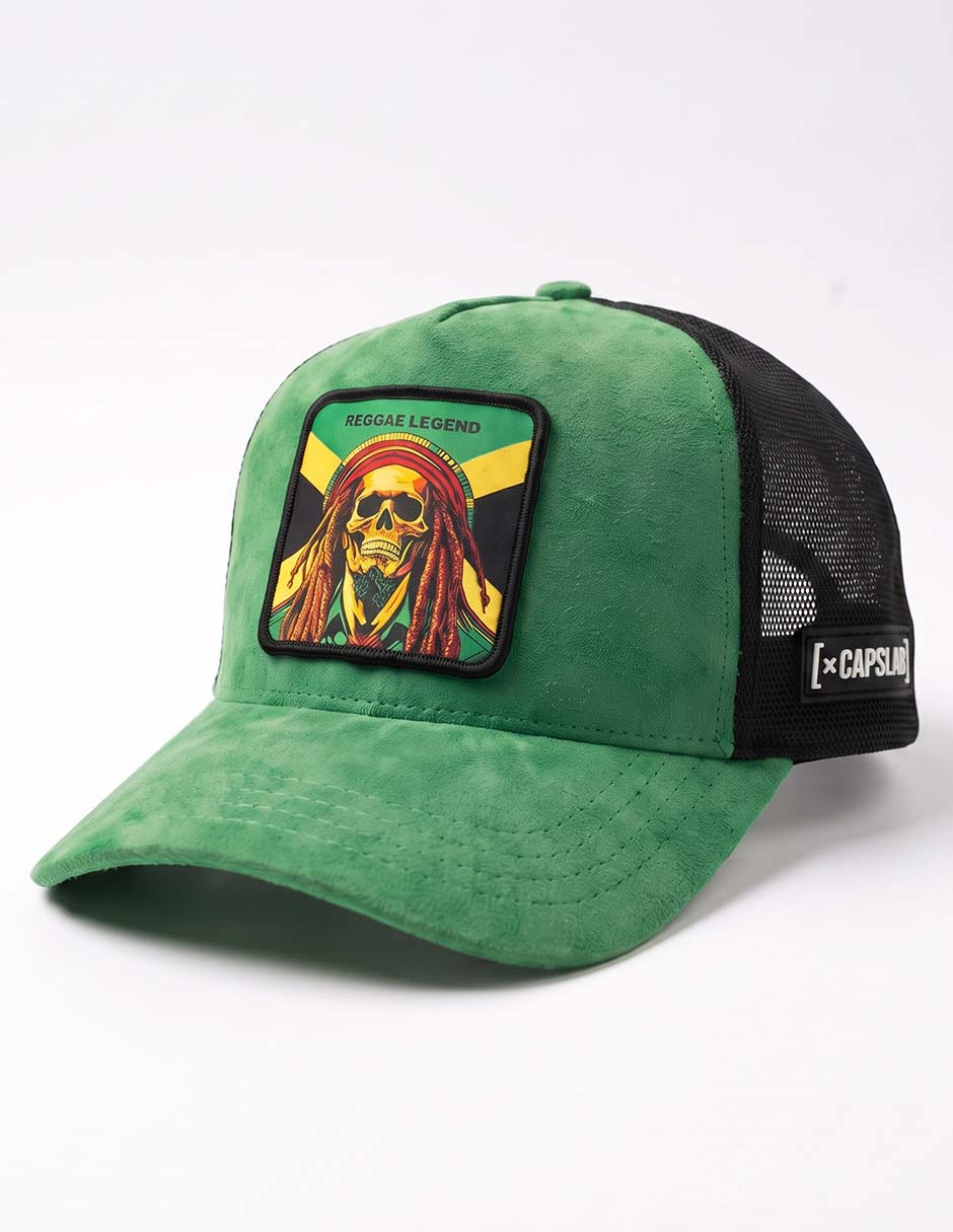 Gorra visera curva snapback casual reggae legend para hombre 2