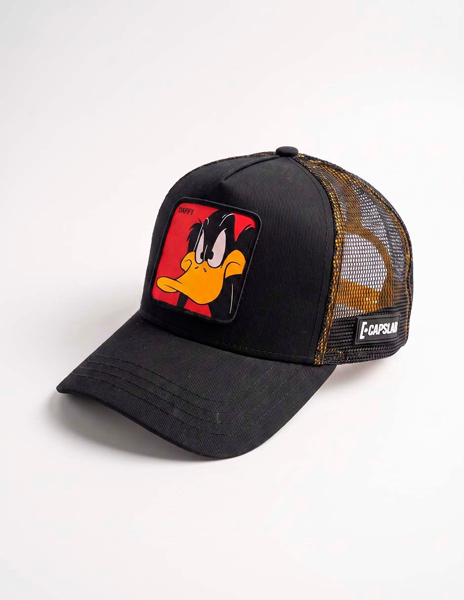 Gorra visera curva snapback casual Looney Tunes Daffy Duck para hombre 3