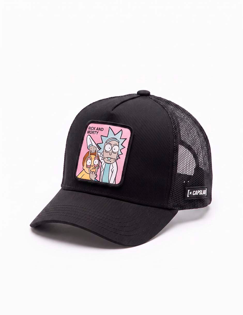 Gorra visera curva cerrada casual Rick And Morty para hombre 3