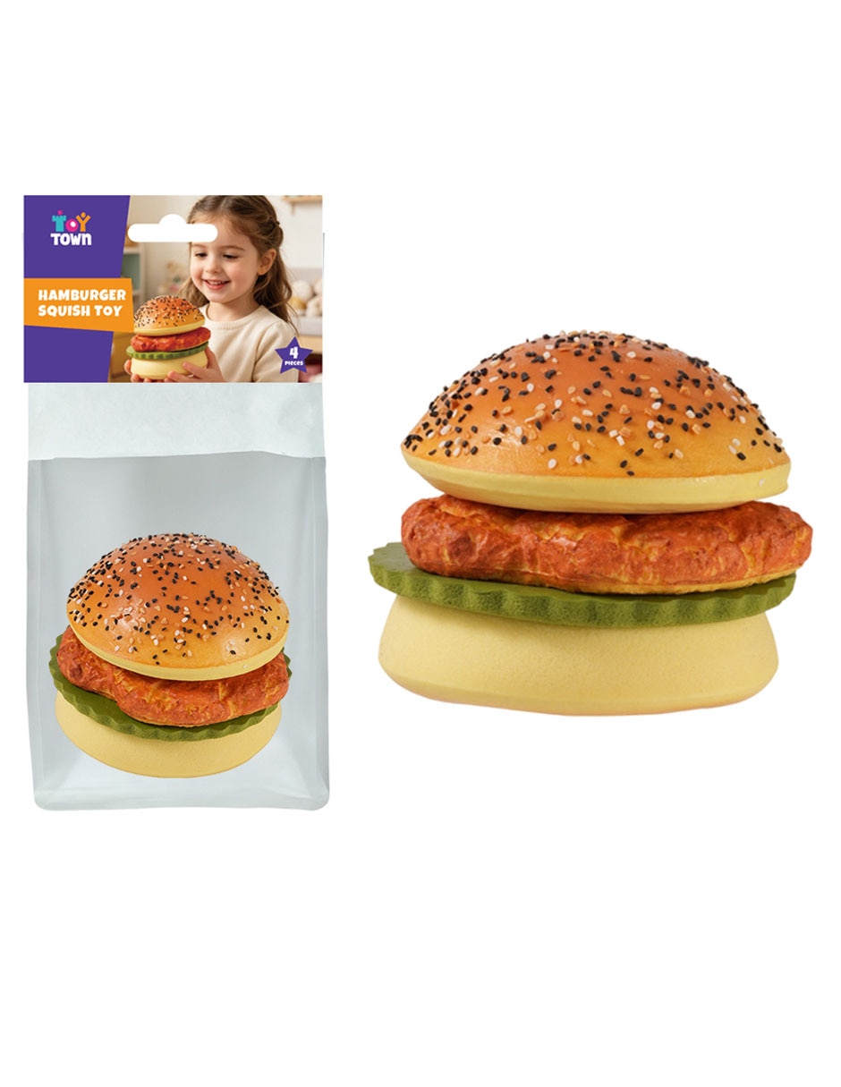 Hamburger squish toy 7