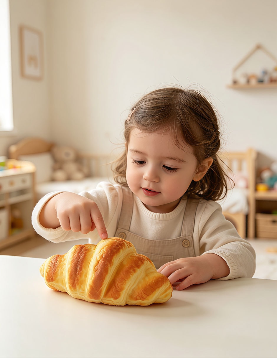 Croissant squish toy 6