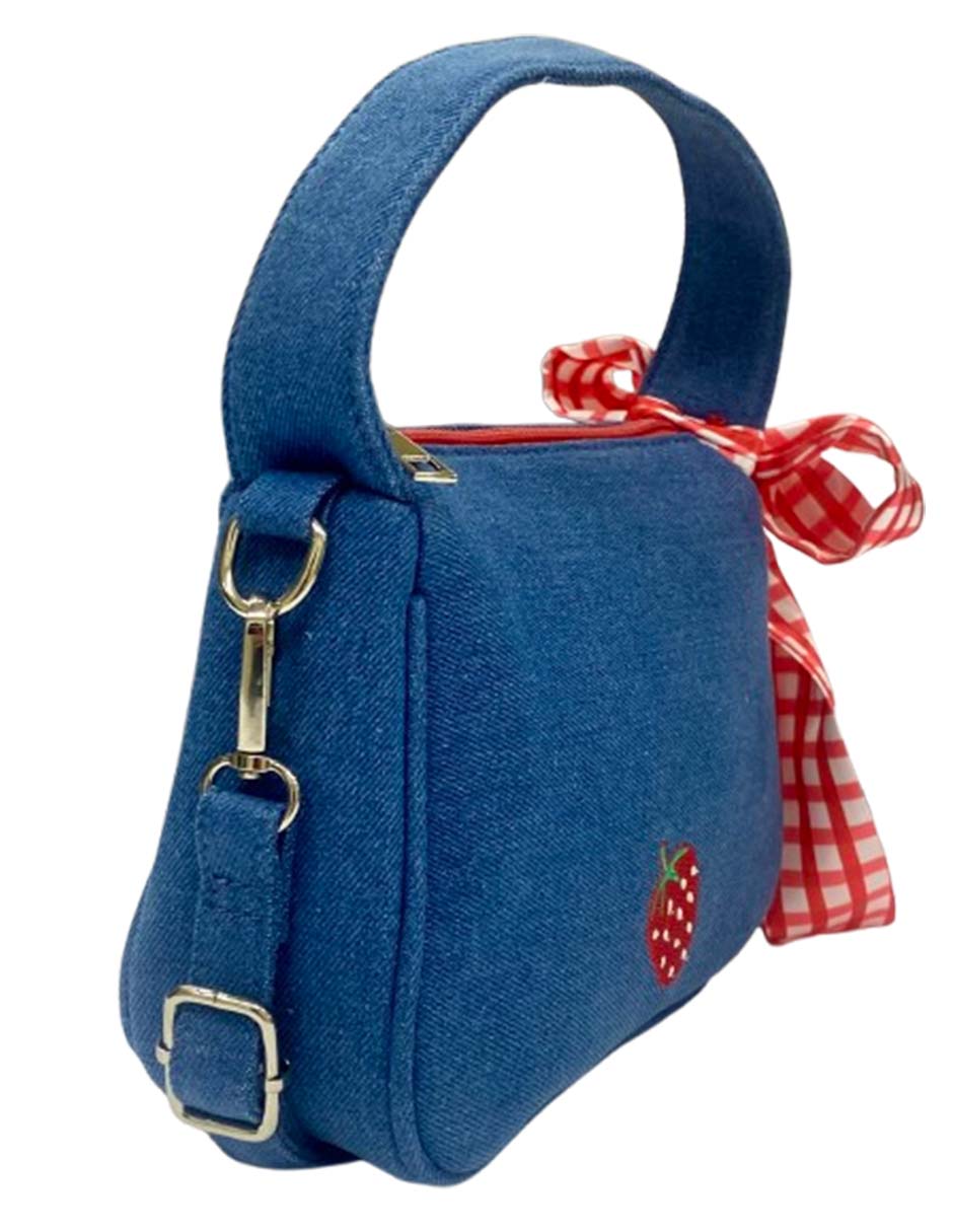 Bolsa crossbody pv de mezclilla niña 3
