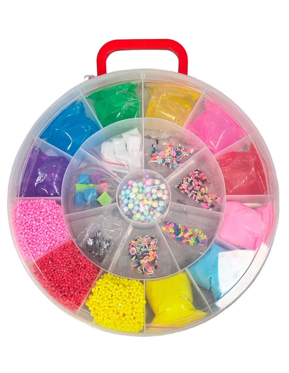 Colour dough and slime play set