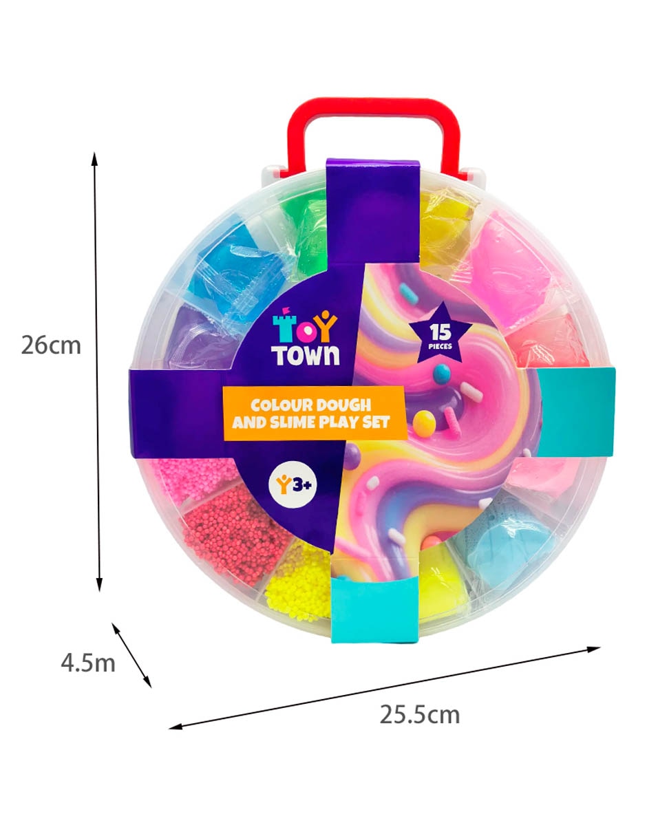 Colour dough and slime play set 5