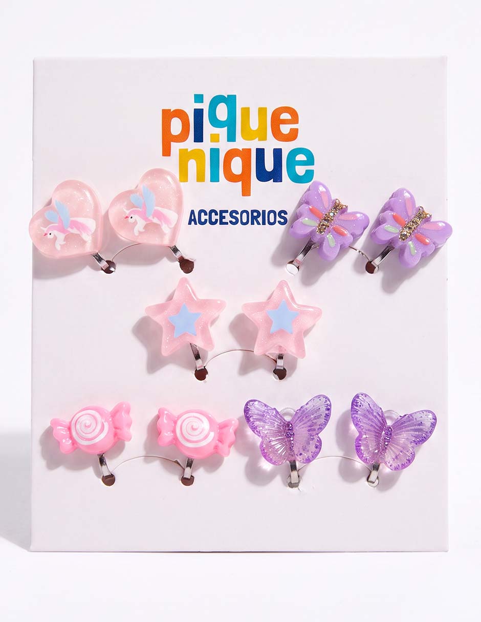 Set broqueles con acabado liso
