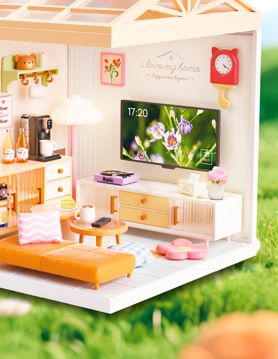 Kit de manualidades diy house living room 4