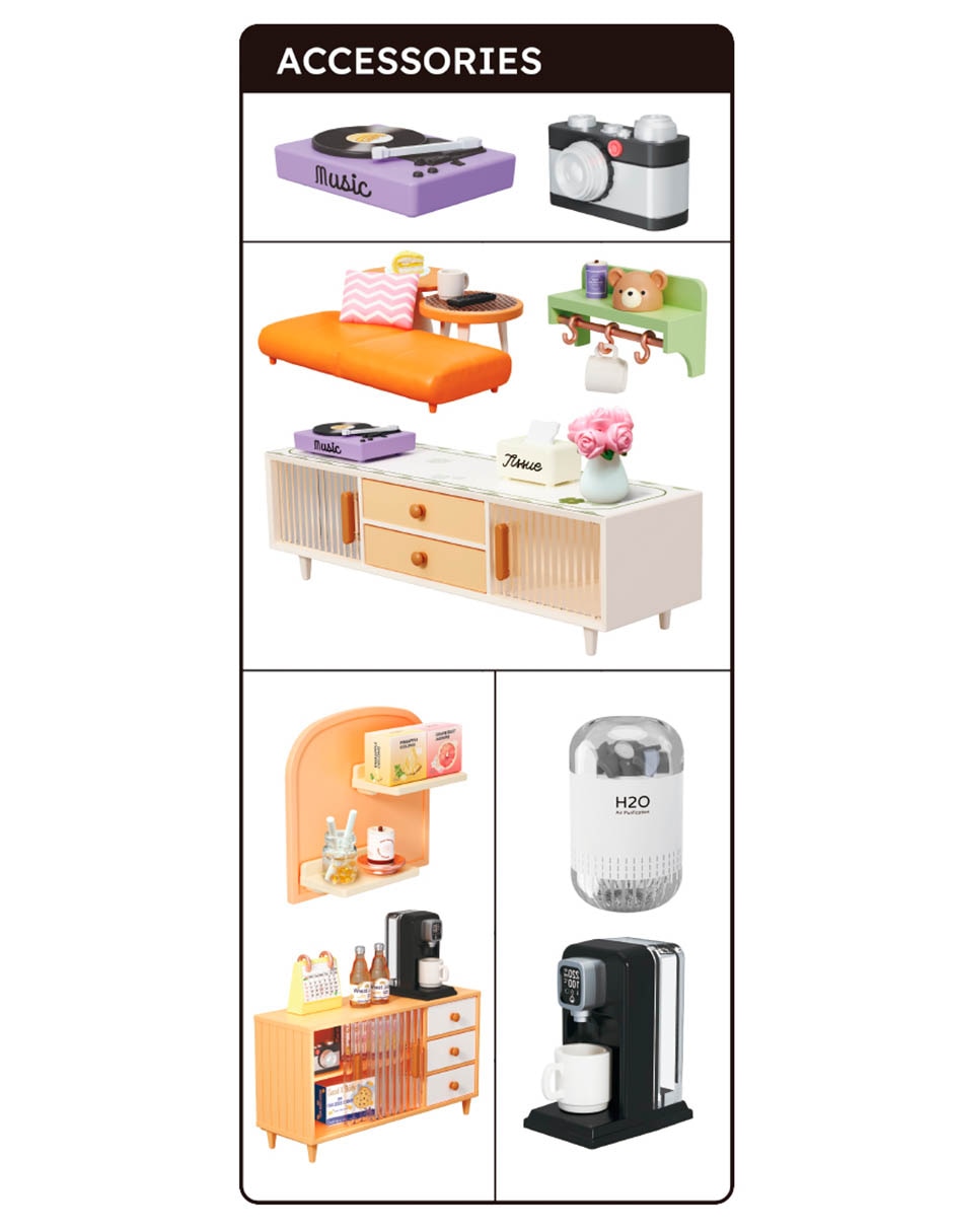 Kit de manualidades diy house living room 3