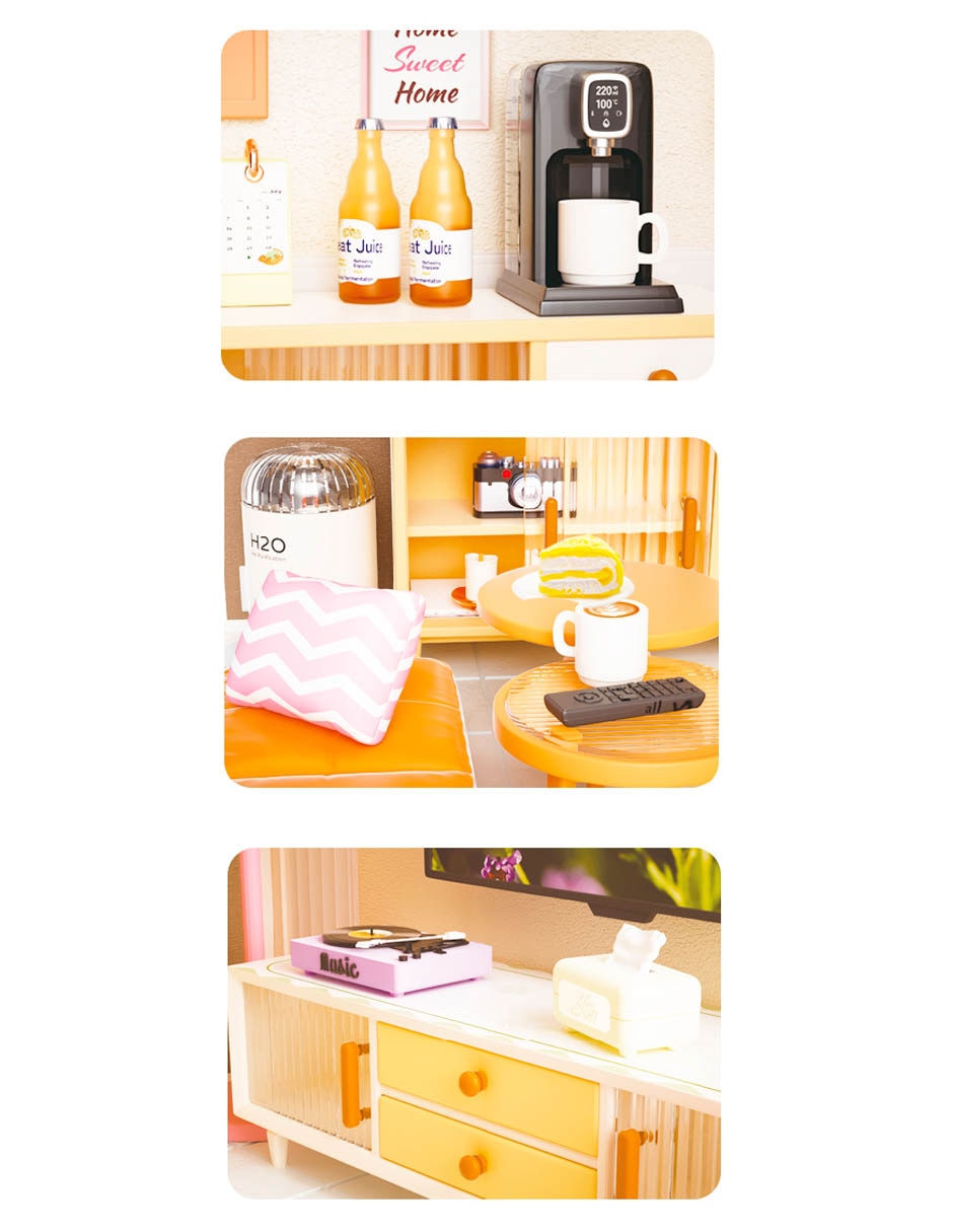 Kit de manualidades diy house living room 2