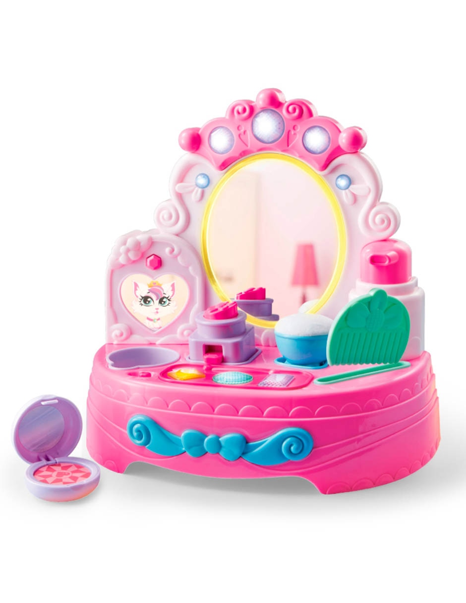 Set de tocador de juguete luxury vanity juego de rol para niños Set de tocador de juguete luxury vanity juego de rol para niños