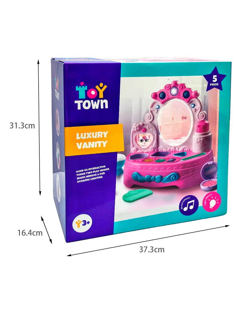 Set de tocador de juguete luxury vanity juego de rol para niños 6