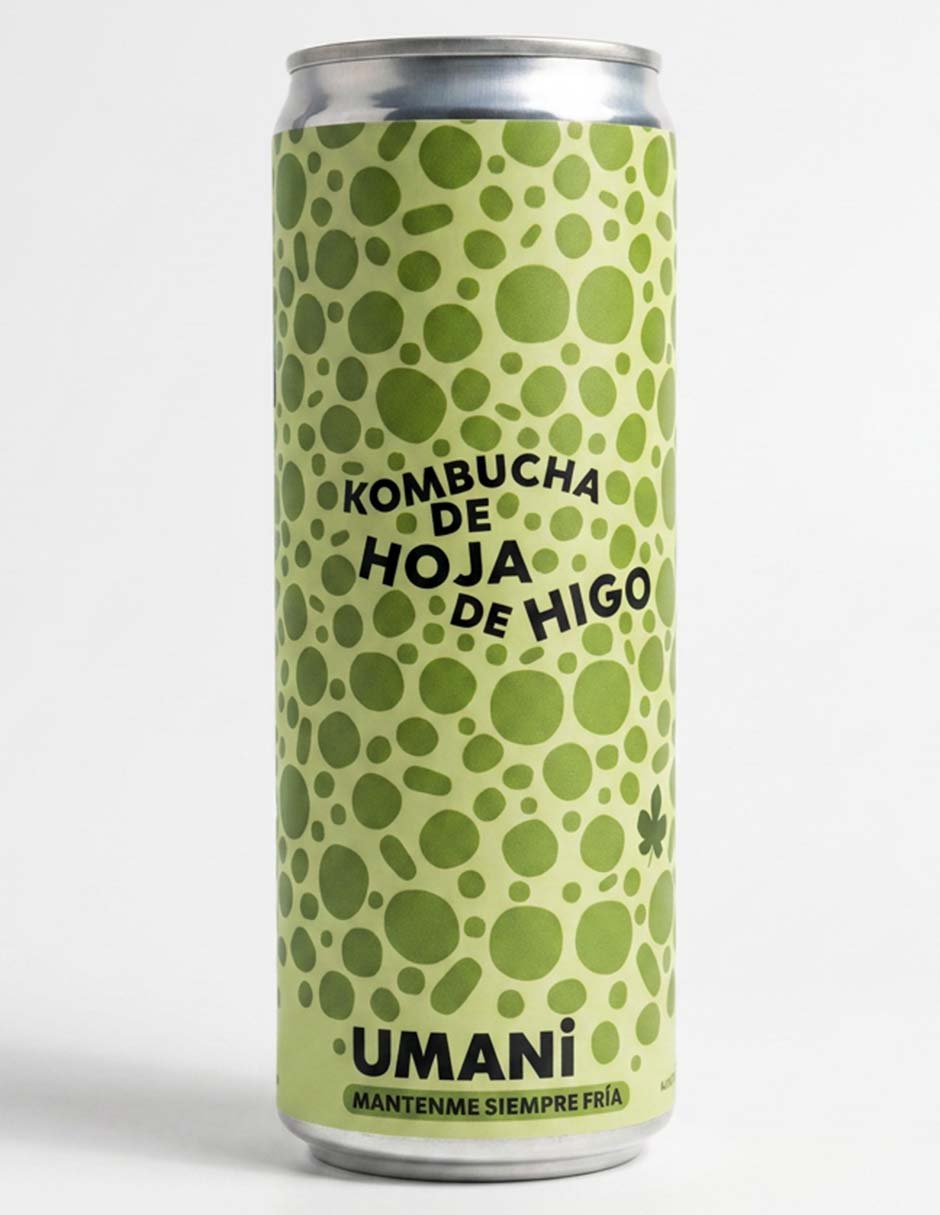 Bebida saborizada kombucha de hoja de higo 355 ml
