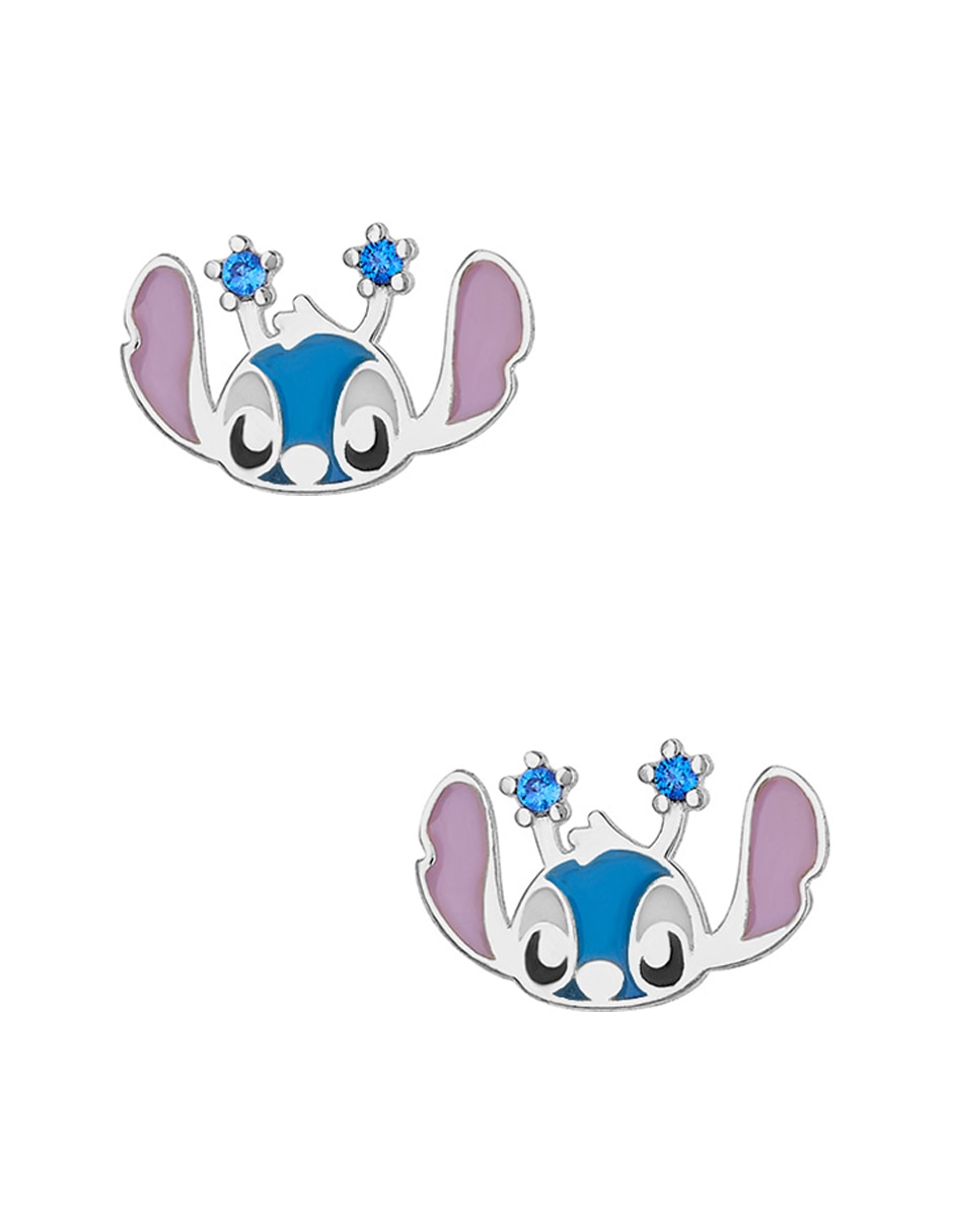 Broqueles de redonda stitch alta joyeria de plata p 925 con acabado esmaltado zirconia Broqueles de redonda stitch alta joyeria de plata p 925 con acabado esmaltado zirconia