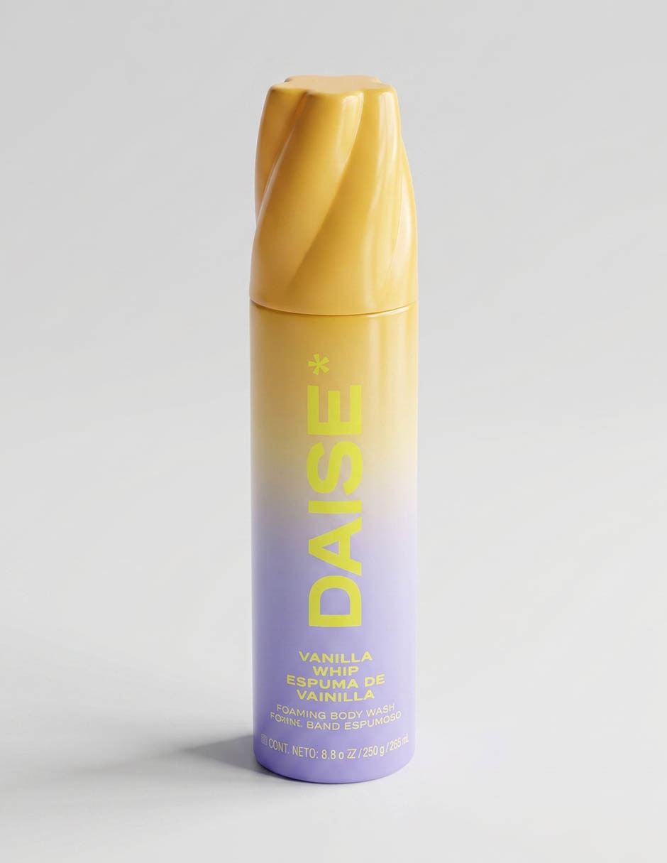 Gel corporal limpiador espuma de vainilla Daise