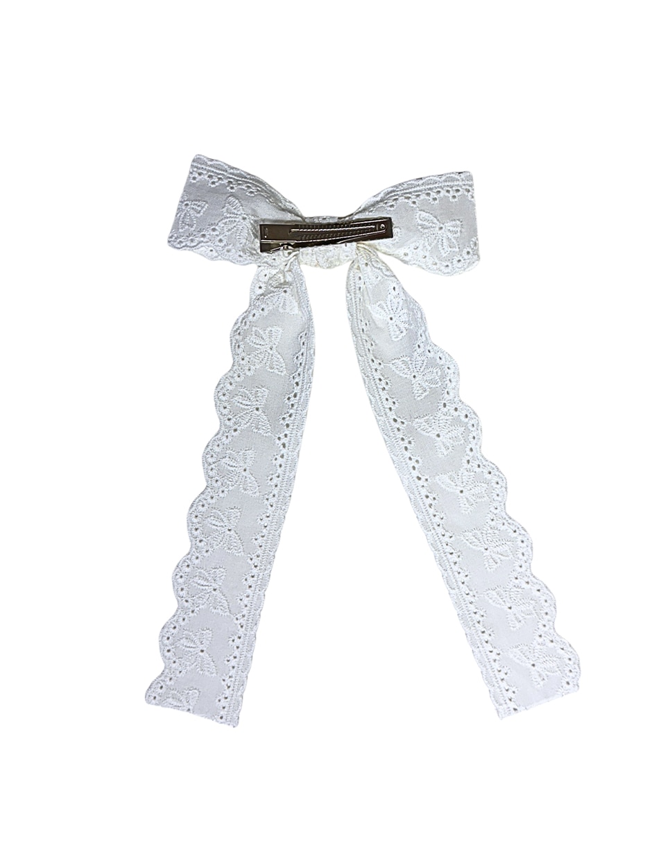 Moño para cabello con aplicación broche 3