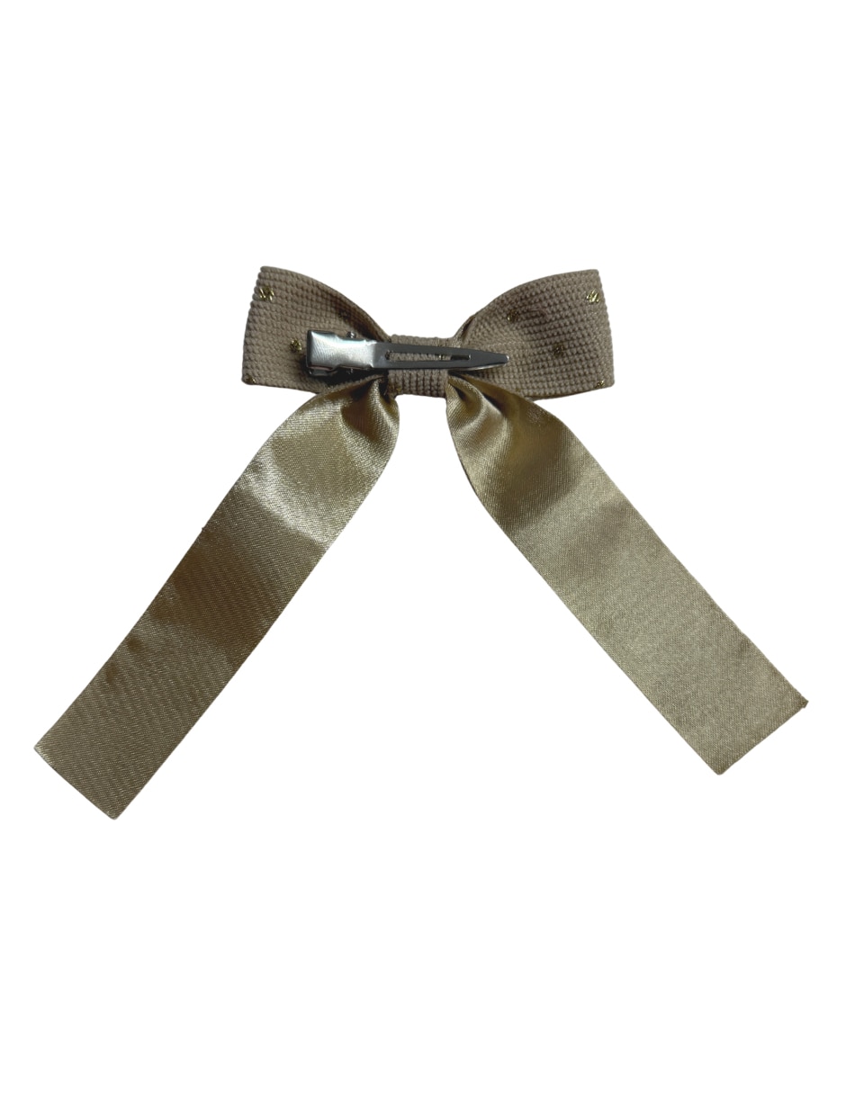 Moño para cabello con aplicación broche 5