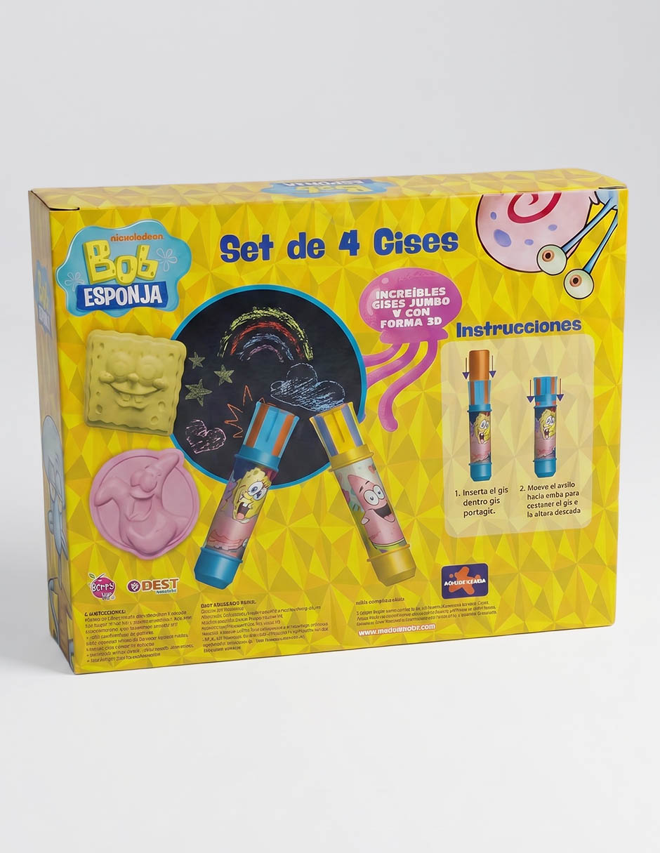 Set de papelería bob esponja y patricio