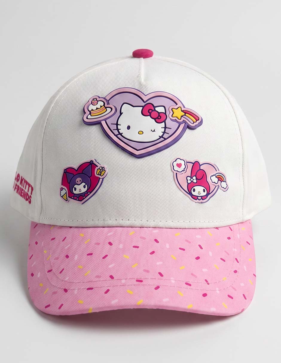 Gorra visera curva velcro Kuromi Hello Kitty My Melody para niña 1