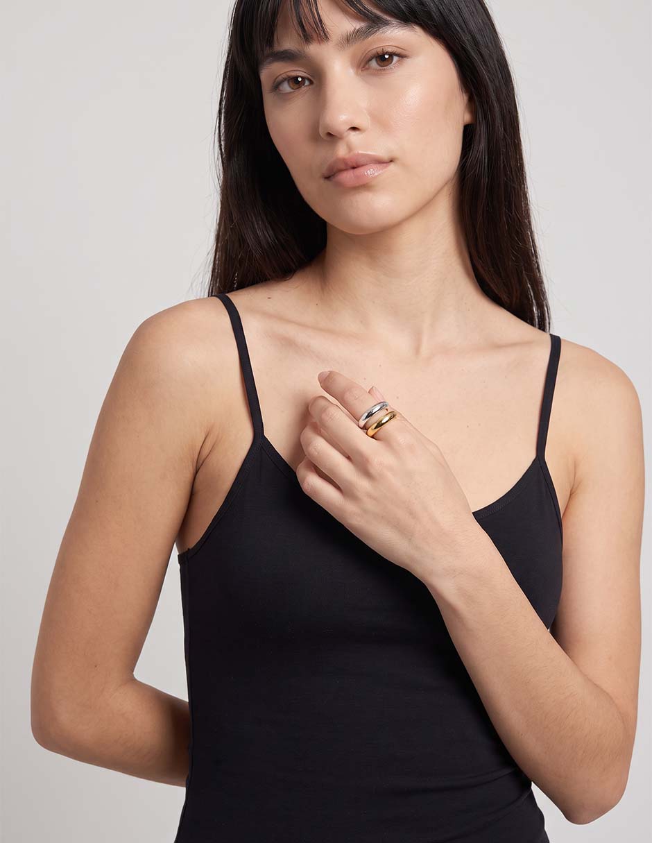 Anillo baño de oro 2